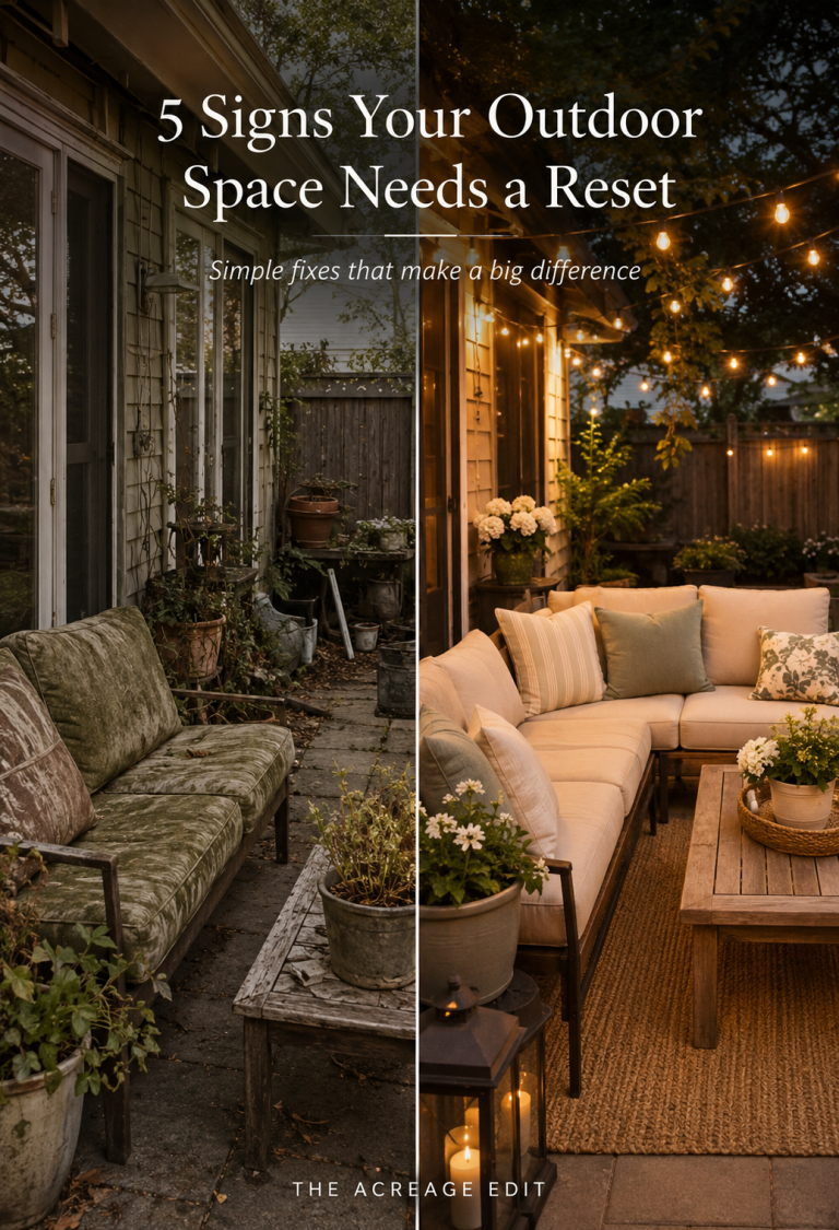 5 Signs Your Outdoor Space Needs a Reset (And Exactly What to Do About It)